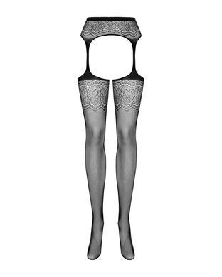 Сітчасті панчохи-стокінги з квітковим малюнком Obsessive Garter stockings S207 XL/XL, чорні, доступ SO7267 фото Купити Сітчасті панчохи-стокінги з квітковим малюнком Obsessive Garter stockings S207 S/M/L,чорні  Obsessive (Польща) 812 грн