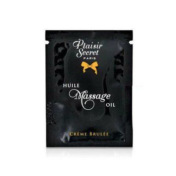 Пробник массажного масла Plaisirs Secrets Creme Brulee (3 мл) SO1211 фото Купить   Plaisirs Secrets (Франція) 45 грн