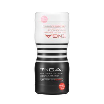 Мастурбатор Tenga Dual Sensation Cup EXTREMES, двухсторонний, 2в1 &mdash; нежная и жесткая стимуляция SO7044 фото Купить   Tenga (Японія) 821 грн