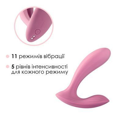Смарт-вібратор у трусики Svakom Erica Romantic Rose, дуже гнучкий, 2 мотори SO8219 фото Купити Смарт-вібратор у трусики Svakom Erica Romantic Rose, дуже гнучкий, 2 мотори  Svakom  3 093 грн