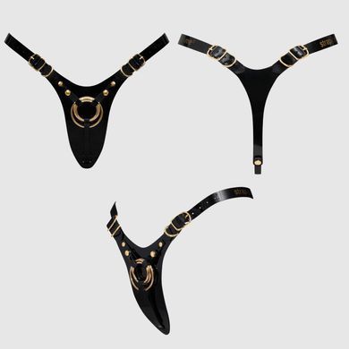 Трусики для страпона Strap-On-Me Leatherette Harness Fabulous - One Size - Black Glossy SX2852 фото Купити Трусики для страпона Strap-On-Me Leatherette Harness Fabulous - One Size - Black Glossy  Strap-On-Me (Франція) 3 510 грн