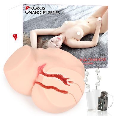 Мастурбатор Kokos 002 Hanna ONAHOLE Real Vagina 2WayPlus с вибрацией и массажем SX1434 фото Купить   Kokos (Південна Корея) 12 288 грн