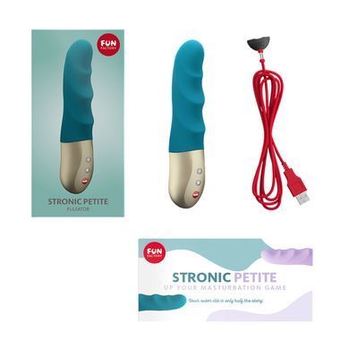 Мініпульсатор Fun Factory STRONIC PETITE deep sea blue, 8 режимів, підходить для початківців SX0923 фото Купити Мініпульсатор Fun Factory STRONIC PETITE pastel lilac, 8 режимів, підходить для початківців  Fun Factory  3 824 грн