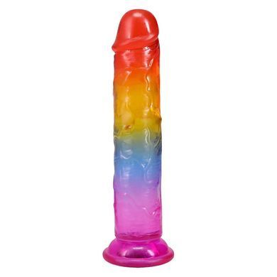 Дилдо Doc Johnson Crystal Jellies - 7 Inch Сlassic Dong - Rainbow SX4447 фото Купити Дилдо Doc Johnson Crystal Jellies - 7 Inch Сlassic Dong - Rainbow  Doc Johnson  1 359 грн