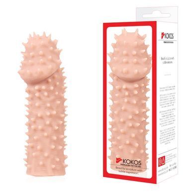 Насадка на член Kokos Extreme Sleeve ES.07 розмір M, потовщувальна, стимуляція точки G SO1817 фото Купити Насадка на член Kokos Extreme Sleeve ES.07 розмір M, потовщувальна, стимуляція точки G  Kokos (Південна Корея) 489 грн