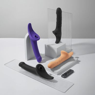 Вибронасадка для страпона с вакуумной стимуляцией Strap-On-Me Multi Orgasm Dildo L Purple SX4034 фото Купить Вибронасадка для страпона с вакуумной стимуляцией Strap-On-Me Multi Orgasm Dildo L Purple  Strap-On-Me  7 599 грн