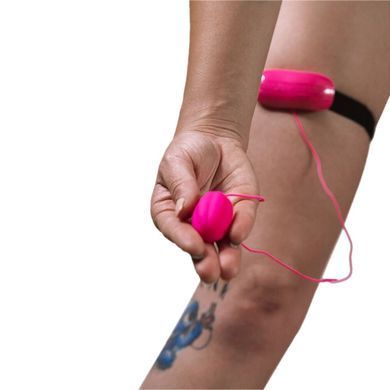 Виброяйцо Adrien Lastic Playball для стимуляции точки А, с турборежимом, крепление к ноге AD40681 фото Купить   Adrien Lastic  1 852 грн