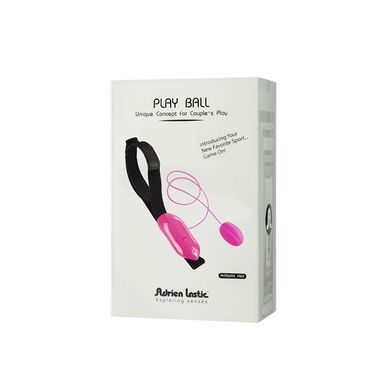 Виброяйцо Adrien Lastic Playball для стимуляции точки А, с турборежимом, крепление к ноге AD40681 фото Купить   Adrien Lastic  1 852 грн