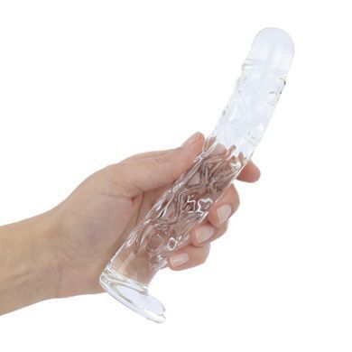 Стеклянный фаллоимитатор Gildo Textured Glass Dildo No. 36 Gildo &mdash; фото