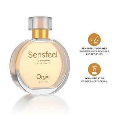 Женские духи с феромонами Orgie &ndash; Sensfeel for Woman (50 мл), цветочно-фруктовый аромат SX2186 фото Купить   Orgie (Бразилія-Португалія) 1 653 грн