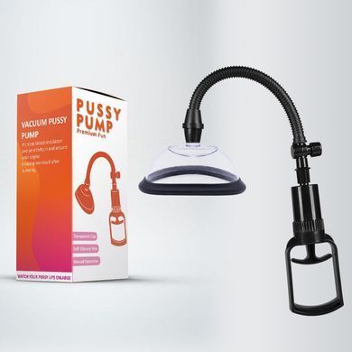 Вакуумна помпа для вульви Pussy Pump Premium Fun розмір L (13 см), механічний насос SO8702 фото Купити Вакуумна помпа для вульви Pussy Pump Premium Fun розмір L (13 см), механічний насос  Men Powerup (Китай) 498 грн