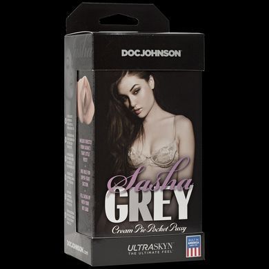 Мастурбатор-вагина Doc Johnson Sasha Grey - Ultraskyn Cream Pie Pocket SO1585 фото Купить   Doc Johnson (США) 1 283 грн