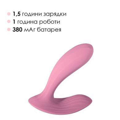 Смарт-вібратор у трусики Svakom Erica Romantic Rose, дуже гнучкий, 2 мотори SO8219 фото Купити Смарт-вібратор у трусики Svakom Erica Romantic Rose, дуже гнучкий, 2 мотори  Svakom  3 093 грн