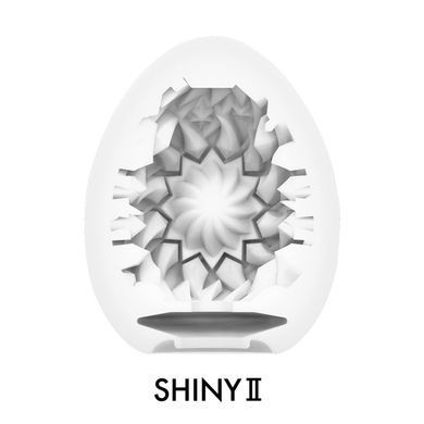 Мастурбатор-яйцо Tenga Egg Shiny II, плотный TPE, пробник лубриканта 5 мл SO9799 фото Купить   Tenga (Японія) 396 грн