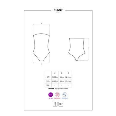 Еротичний костюм кролика Obsessive Bunny costume L/XL, black, боді, чокер, гартери, панчохи, маска SO7702 фото Купити Еротичний костюм кролика Obsessive Bunny costume S/M, black, боді, чокер, гартери, панчохи, маска  Obsessive (Польща) 2 485 грн