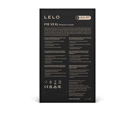 Смарт-мастурбатор LELO F1S V3 XL Teal, увеличенный, 2 мотора, 8 режимов, стимуляция звуковыми волнами Lelo  &mdash; фото