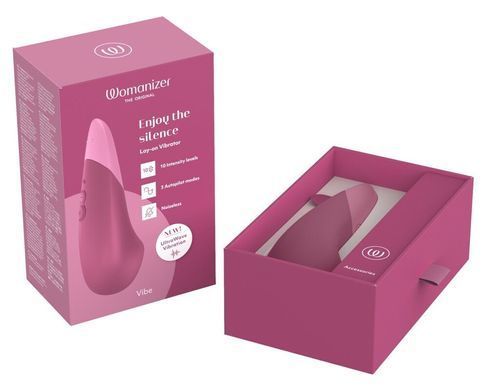 Мінівібратор Womanizer Vibe Dusky Pink, 3 авторежими + 10 рівнів інтенсивності SX2144 фото Купити Мінівібратор Womanizer Vibe Dusky Pink, 3 авторежими + 10 рівнів інтенсивності  Womanizer (Німеччина) 4 619 грн