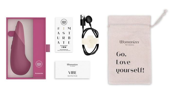 Мінівібратор Womanizer Vibe Dusky Pink, 3 авторежими + 10 рівнів інтенсивності SX2144 фото Купити Мінівібратор Womanizer Vibe Dusky Pink, 3 авторежими + 10 рівнів інтенсивності  Womanizer (Німеччина) 4 619 грн
