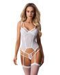 Корсет Obsessive Arrowel White corset S/M SX2585 фото Купити Корсет Obsessive Arrowel White corset S/M  Obsessive (Польща) 2 032 грн