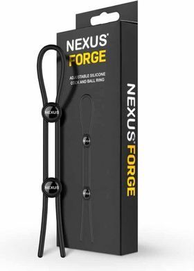 Двойное эрекционное кольцо-лассо Nexus FORGE, диаметр регулируется SO8694 фото Купить   Nexus (Великобританія) 683 грн