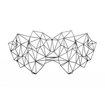 Маска на лицо Bijoux Indiscrets - Kristine Mask, виниловая, клеевое крепление, без завязок SO2333 фото Купить   Bijoux Indiscrets  433 грн