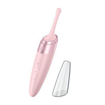 Вібратор для клітора Satisfyer Twirling Delight Rose SO5556 фото Купити Вібратор для клітора Satisfyer Twirling Delight Berry  Satisfyer (Німеччина) 1 588 грн