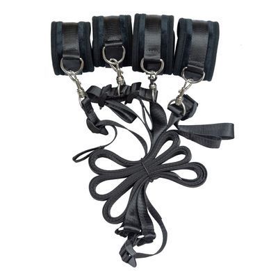 Розтяжка на ліжко Punishment - 5-Piece Bed Restraint Kit - Black SX2229 фото Купити Розтяжка на ліжко Punishment - 5-Piece Bed Restraint Kit - Black  Punishment (Канада) 2 004 грн