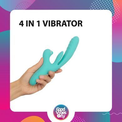 Вібратор-кролик Good Vibes Only - Lisa Thrusting Rabbit Vibrator with G-Spot Stimulator SX3066 фото Купити Вібратор-кролик Good Vibes Only - Lisa Thrusting Rabbit Vibrator with G-Spot Stimulator  Good Vibes Only (Нідерланди) 3 667 грн