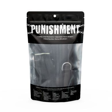 Розтяжка на ліжко Punishment - 5-Piece Bed Restraint Kit - Black SX2229 фото Купити Розтяжка на ліжко Punishment - 5-Piece Bed Restraint Kit - Black  Punishment (Канада) 2 004 грн