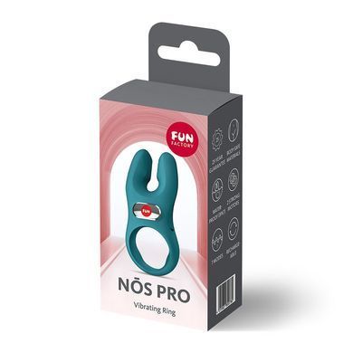 Ерекційне віброкільце з подвійною стимуляцією клітора Fun Factory NŌS PRO Bottle Green, 2 мотори SX3702 фото Купити Ерекційне віброкільце з подвійною стимуляцією клітора Fun Factory NŌS PRO Bottle Green, 2 мотори  Fun Factory (Німеччина) 1 079 грн