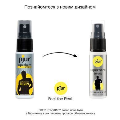 Спрей-пролонгатор pjur Superhero Strong Spray 20 ml, з екстрактом імбиру, без анестетиків PJ12920 фото Купити Спрей-пролонгатор pjur Superhero Strong Spray 20 ml, з екстрактом імбиру, без анестетиків  Pjur (Люксембург) 905 грн