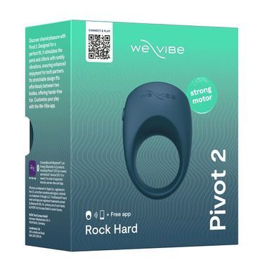Ерекційне смарт-віброкільце We-Vibe Pivot 2 Slate SX3859 фото Купити Ерекційне смарт-віброкільце We-Vibe Pivot 2 Slate  We-Vibe (Канада) 4 029 грн