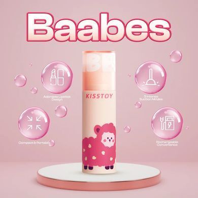 Вакуумний стимулятор KISSTOY Baabes, мініатюрний, 3 рівні інтенсивності вакууму SX2322 фото Купити Вакуумний стимулятор KISSTOY Baabes, мініатюрний, 3 рівні інтенсивності вакууму  KISSTOY (Китай) 1 450 грн
