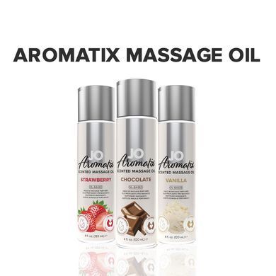 Натуральна масажна олія JO Aromatix Massage Oil Chocolate 120 мл SO6767 фото Купити Натуральна масажна олія JO Aromatix Massage Oil Chocolate 120 мл  JO (США) 553 грн
