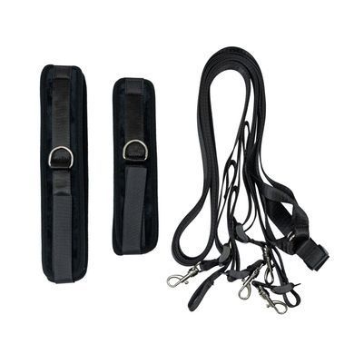 Розтяжка на ліжко Punishment - 5-Piece Bed Restraint Kit - Black SX2229 фото Купити Розтяжка на ліжко Punishment - 5-Piece Bed Restraint Kit - Black  Punishment (Канада) 2 004 грн