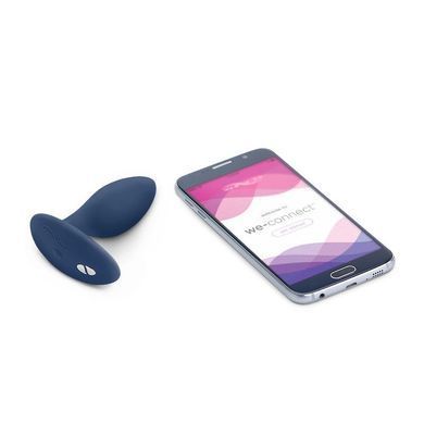 Анальная смарт-вибропробка We-Vibe Ditto Moonlight Blue с пультом ДУ SO1638 фото Купить   We-Vibe (Канада) 5 543 грн
