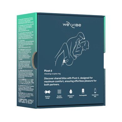 Ерекційне смарт-віброкільце We-Vibe Pivot 2 Slate SX3859 фото Купити Ерекційне смарт-віброкільце We-Vibe Pivot 2 Slate  We-Vibe (Канада) 4 029 грн