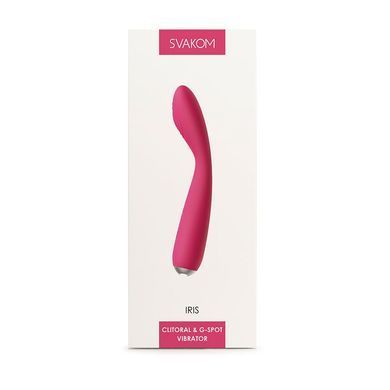 Вібратор для клітора та точки G Svakom Iris Plum Red SO4854 фото Купити Вібратор для клітора та точки G Svakom Iris Plum Red  Svakom  2 957 грн