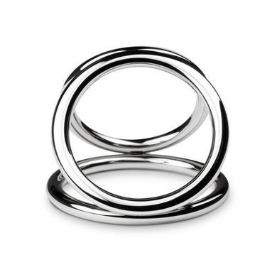 Потрійне ерекційне кільце Sinner Gear Unbendable &ndash; Triad Chamber Metal Cock and Ball Ring &ndash; Large SO4617 фото Купити Потрійне ерекційне кільце Sinner Gear Unbendable &ndash; Triad Chamber Metal Cock and Ball Ring &ndash; Large  Sinner Gear Unbendable (Нідерланди) 1 163 грн