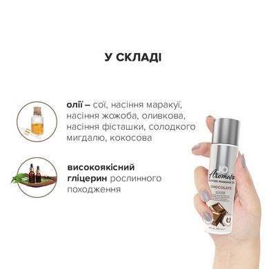 Натуральна масажна олія JO Aromatix Massage Oil Chocolate 120 мл SO6767 фото Купити Натуральна масажна олія JO Aromatix Massage Oil Chocolate 120 мл  JO (США) 553 грн