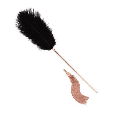 Лоскітка з металевим флогером Rosy Gold - Feather Tickler & Whip SX3909 фото Купити Лоскітка з металевим флогером Rosy Gold - Feather Tickler & Whip  Rosy Gold (Нідерланди) 1 839 грн