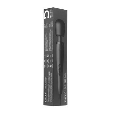 Вібромасажер DOXY Original Black, дуже потужний, живлення 220В, пульсівні вібрації SO1428 фото Купити Вібромасажер DOXY Original Black, дуже потужний, живлення 220В, пульсівні вібрації  Doxy (Великобританія) 5 173 грн