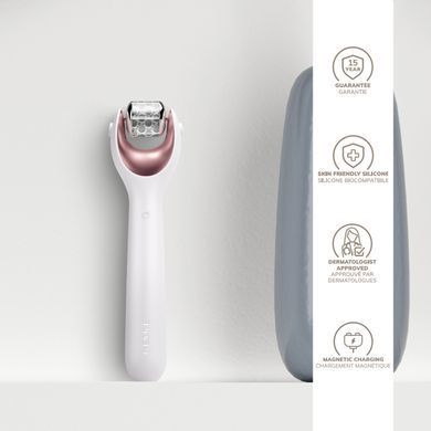 Електронний ролер для обличчя з мікроголками GESKE MicroNeedle Face Roller 9в1 starlight HB0187 фото Купити Електронний ролер для обличчя з мікроголками GESKE MicroNeedle Face Roller 9в1 starlight  GESKE 1 699 грн