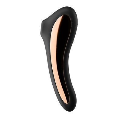Вакуумный стимулятор с вибрацией Satisfyer Dual Kiss Black SO6114 фото Купить   Satisfyer (Німеччина) 2 217 грн