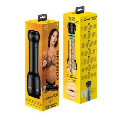 Мастурбатор-ротик Kiiroo FeelVictoria Mouth зі всмоктувальною інтерактивною насадкою PowerBlow Combo Set SO9360 фото Купити Мастурбатор-ротик Kiiroo FeelVictoria Mouth зі всмоктувальною інтерактивною насадкою PowerBlow Combo Set  Kiiroo (Нідерланди) 4 878 грн