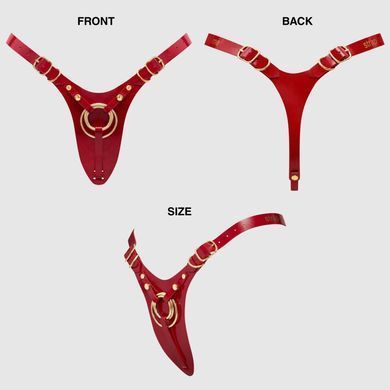 Трусики для страпона Strap-On-Me Leatherette Harness Fabulous - One Size - Red Glossy SX2853 фото Купити Трусики для страпона Strap-On-Me Leatherette Harness Fabulous - One Size - Black Glossy  Strap-On-Me (Франція) 3 510 грн
