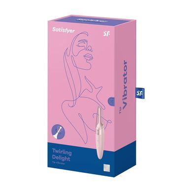 Вібратор для клітора Satisfyer Twirling Delight Rose SO5556 фото Купити Вібратор для клітора Satisfyer Twirling Delight Berry  Satisfyer (Німеччина) 1 588 грн