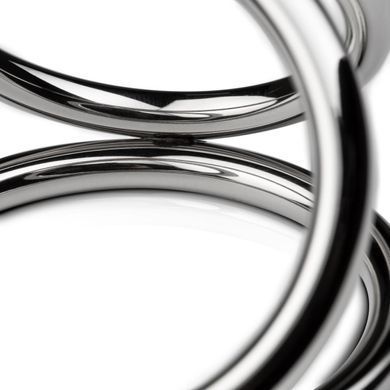Потрійне ерекційне кільце Sinner Gear Unbendable &ndash; Triad Chamber Metal Cock and Ball Ring &ndash; Large SO4617 фото Купити Потрійне ерекційне кільце Sinner Gear Unbendable &ndash; Triad Chamber Metal Cock and Ball Ring &ndash; Large  Sinner Gear Unbendable (Нідерланди) 1 163 грн