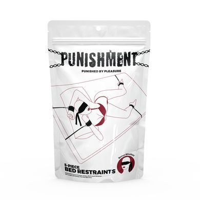 Розтяжка на ліжко Punishment - 5-Piece Bed Restraint Kit - Black SX2229 фото Купити Розтяжка на ліжко Punishment - 5-Piece Bed Restraint Kit - Black  Punishment (Канада) 2 004 грн