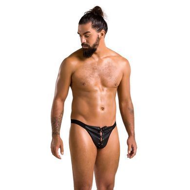 Чоловічі сліпи на шнурівці Passion 044 SLIP BEN L/XL Black, екошкіра, люверси SO7603 фото Купити Чоловічі сліпи на шнурівці Passion 044 SLIP BEN L/XL Black, екошкіра, люверси  Passion (Польща) 1 393 грн